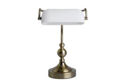 Collection Touch Bankers Lamp - Brass.